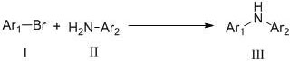 A kind of method of photo/nickel synergistic catalysis synthesis of diarylamine