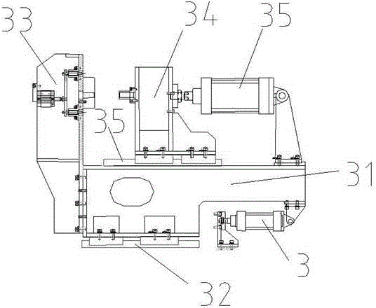 Composite punching equipment of inner lining of refrigerator