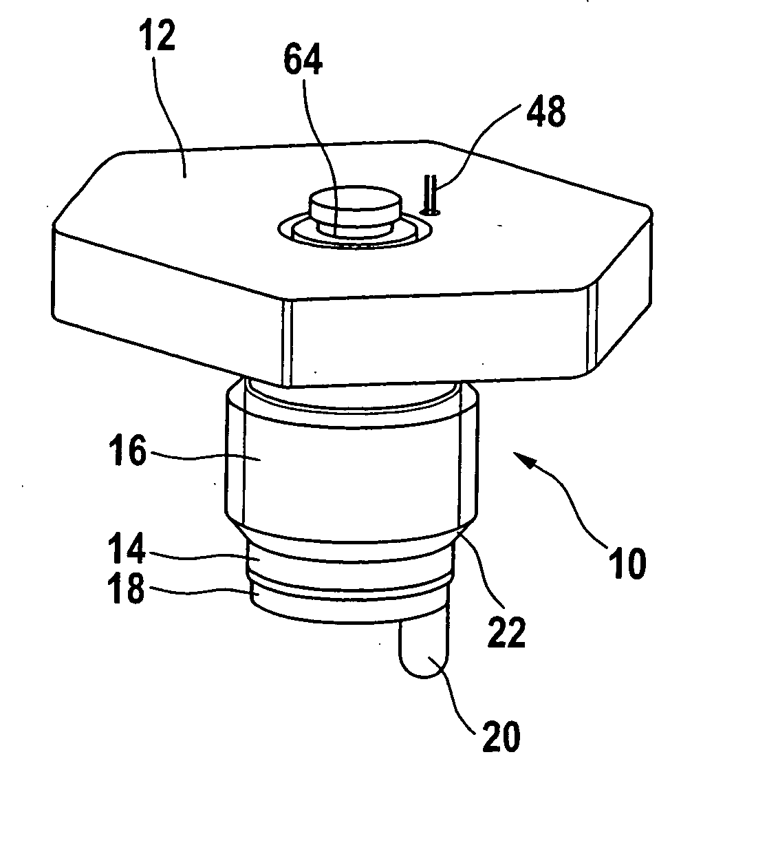 Combined pressure and temperature sensor