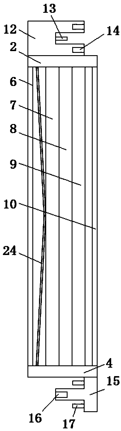 Curtain wall type protective board net