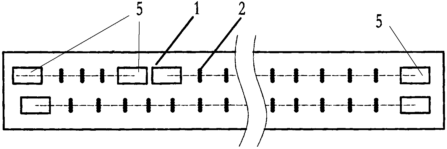 Composite material long purlin milling flexible tool and clamping method of same