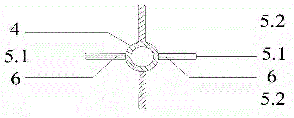 Pore pressure cross plate device capable of evaluating sand liquefaction potentiality