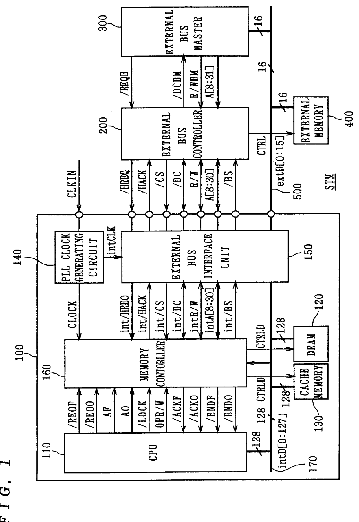 Computer system and semiconductor device on one chip including a memory and central processing unit for making interlock access to the memory