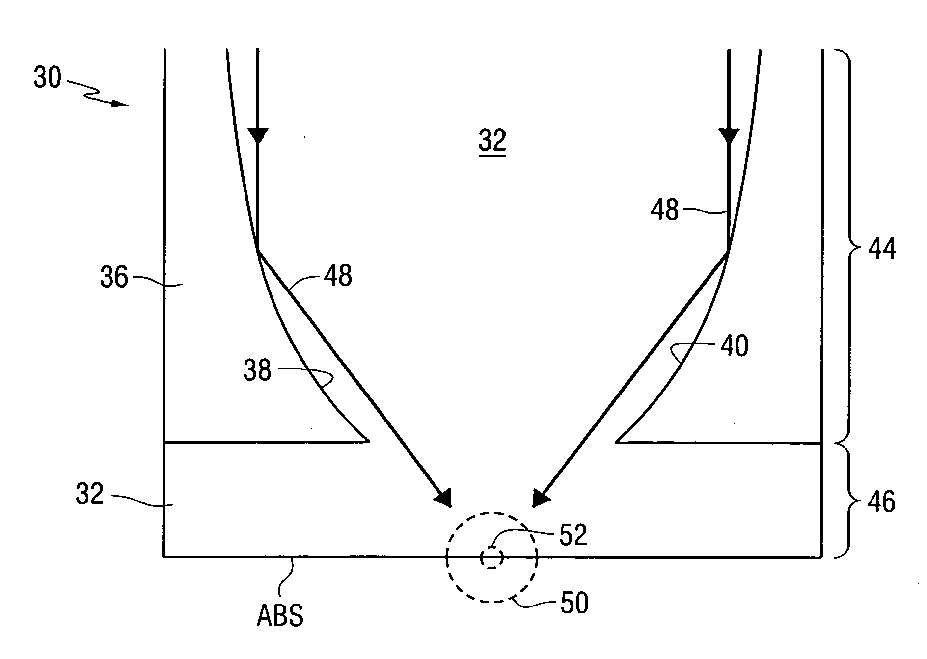 Planar optical device for generating optical nanojets