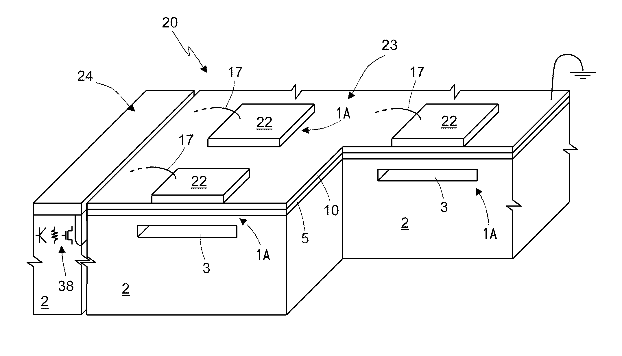 Integrated chemical sensor for detecting odorous matters