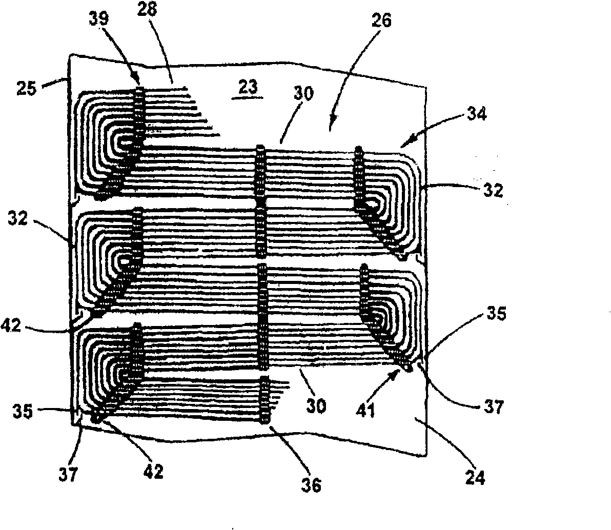 Frame of heat exchanger