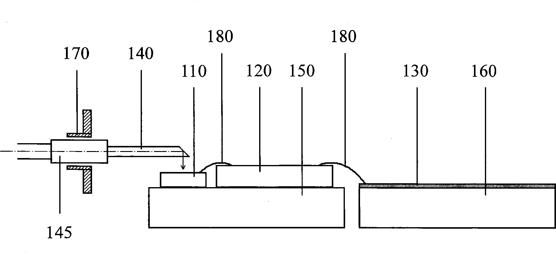 High-speed photoelectric subassembly and flip chip structure thereof