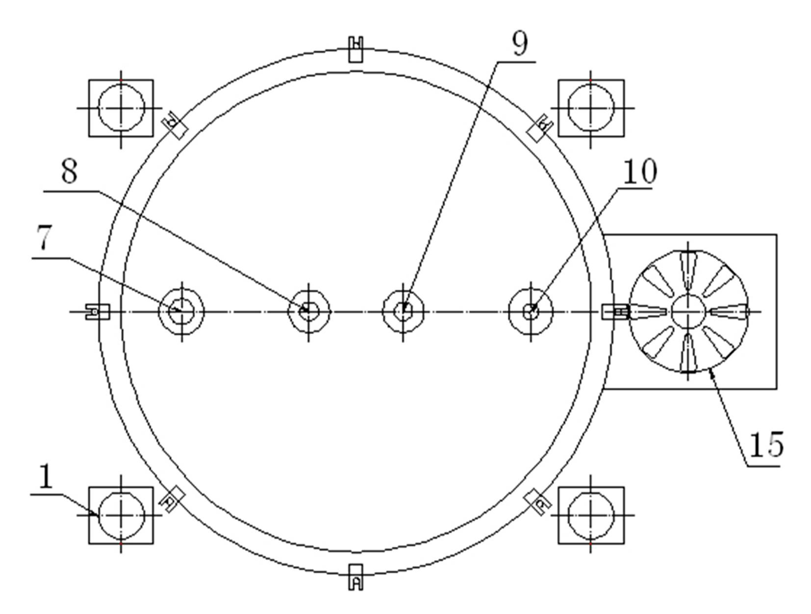 Full-automatic silver powder centrifugal filtering and washing device and silver powder washing method