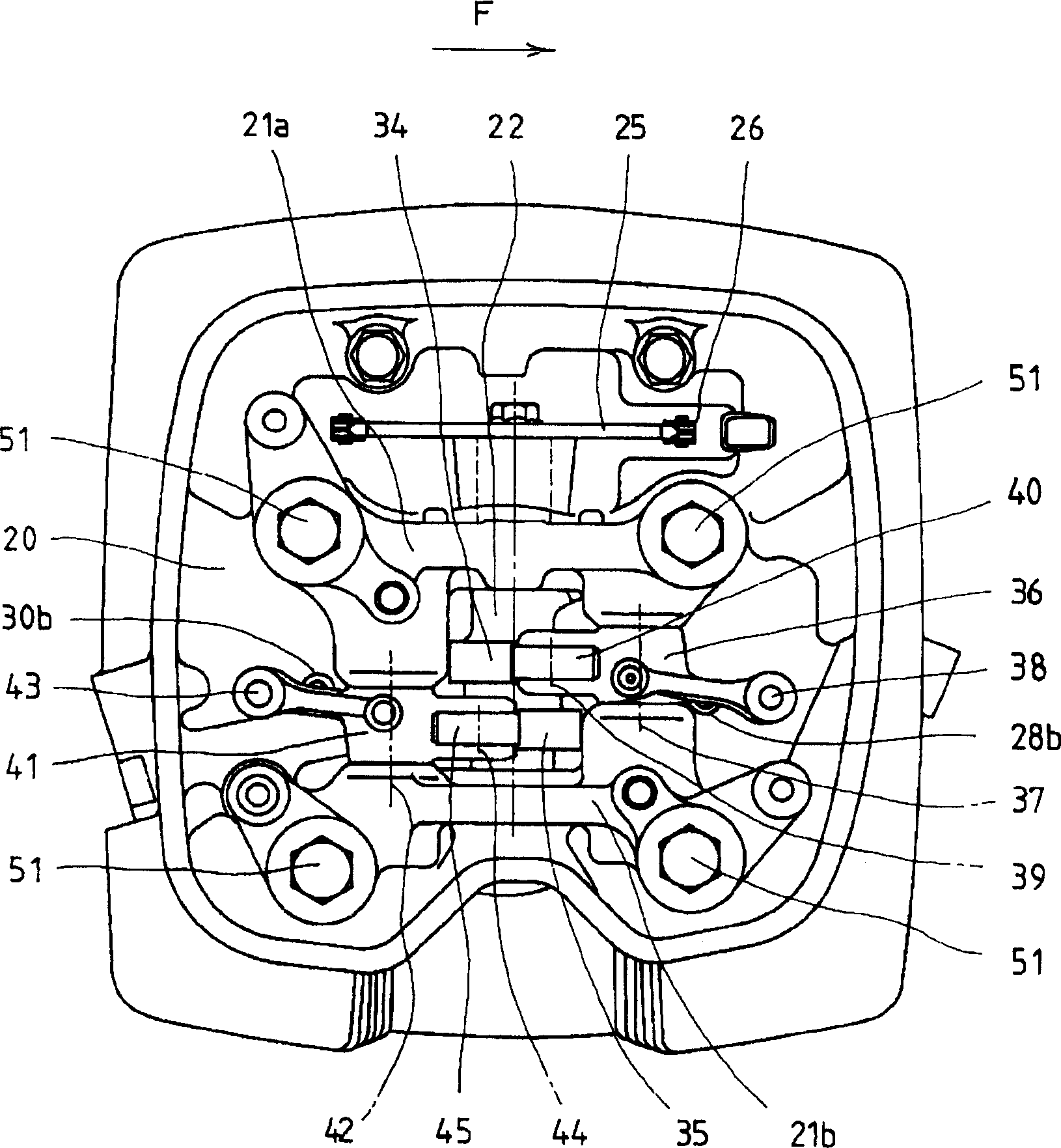 OHC overhead camshaft internal combustion enjine