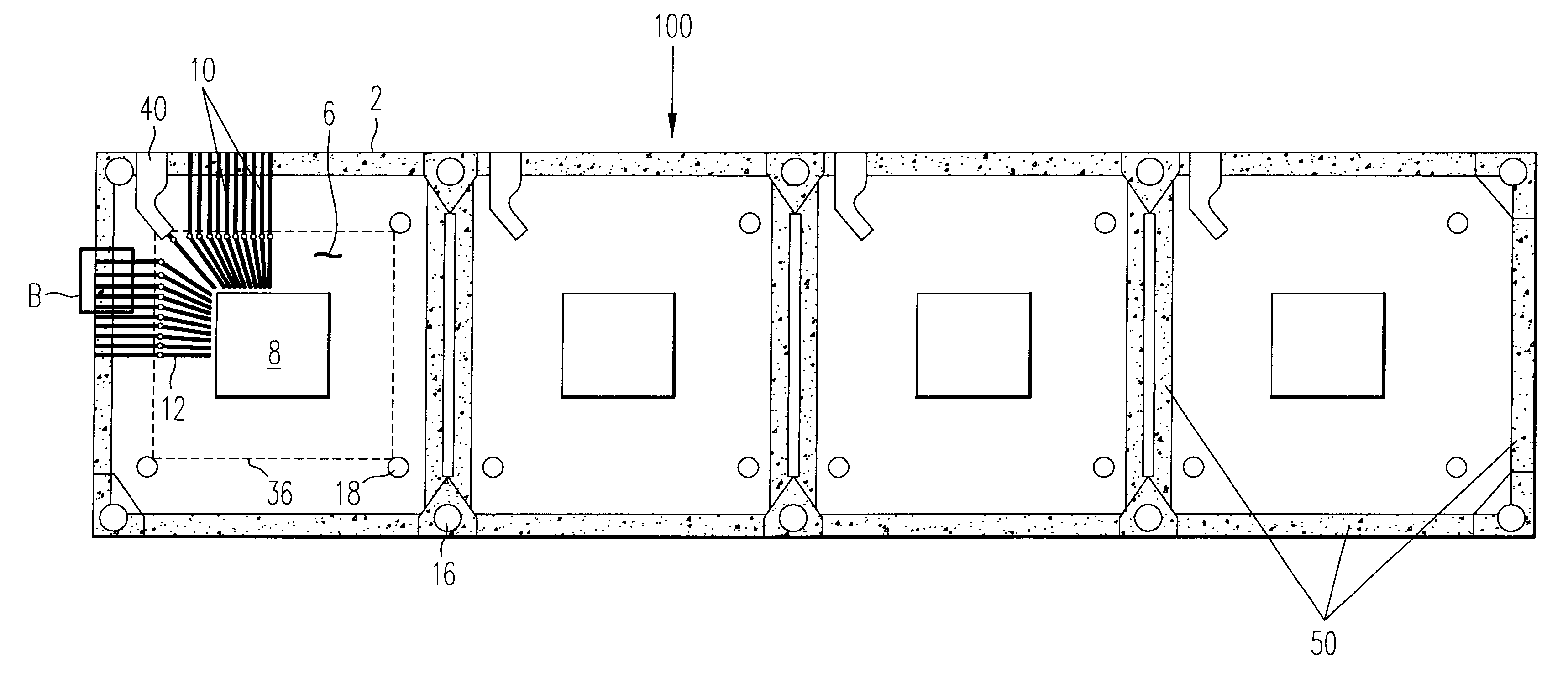 Circuit board for semiconductor package