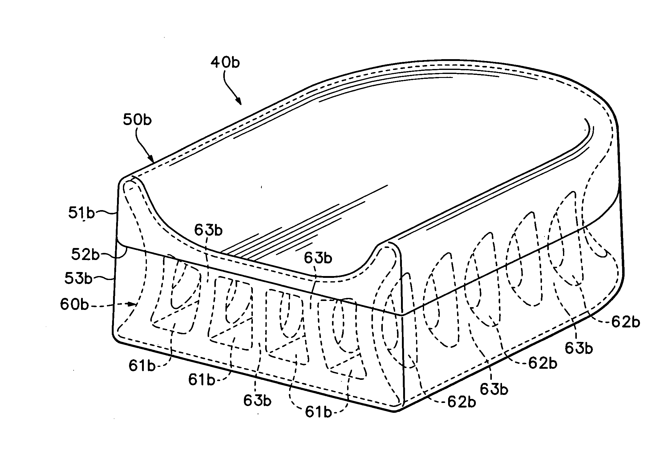 Fluid-filled bladder incorporating a foam tensile member