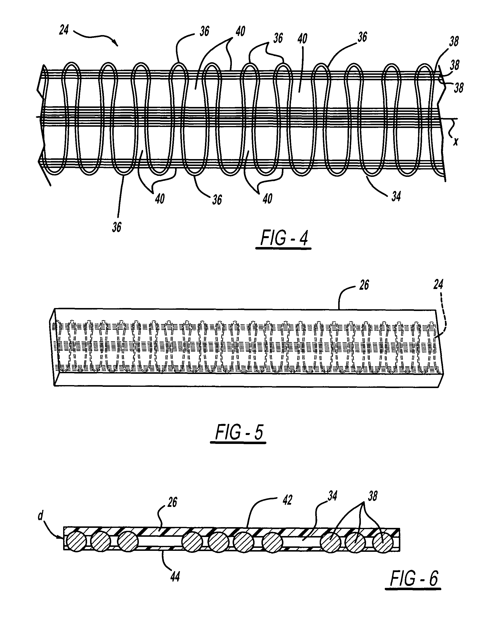 Reinforced extrusion and method for making same