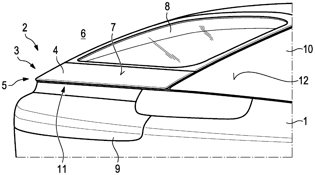 Air guiding apparatus for motor vehicle body