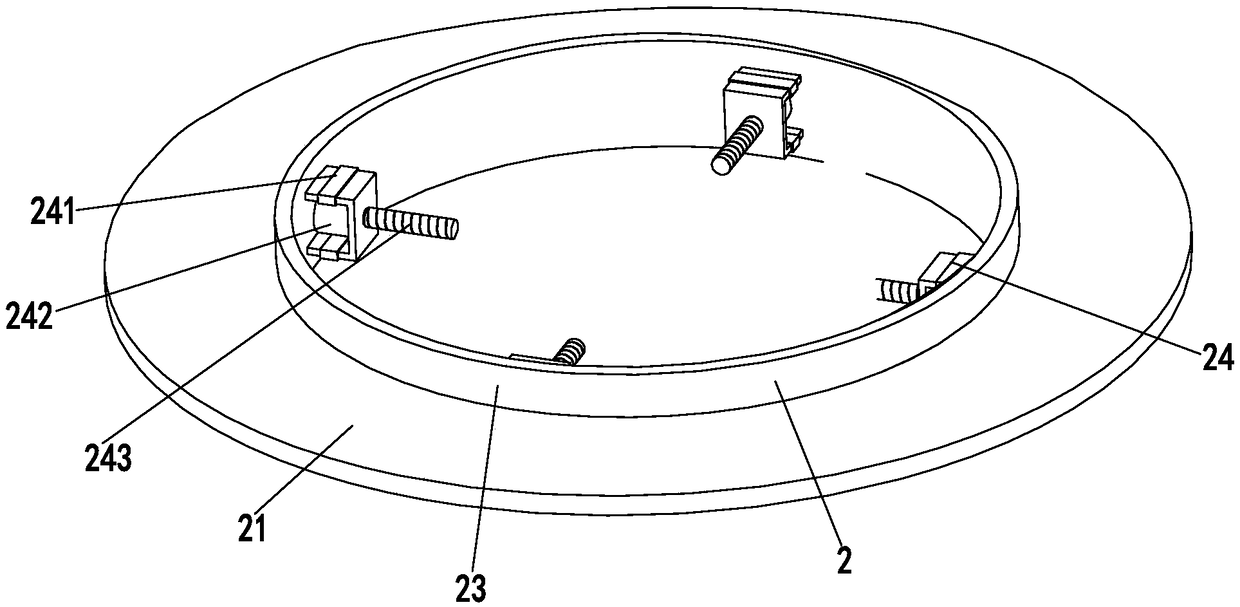 Work platform of tower type wireless communication base station and adjusting and constructing method of platform