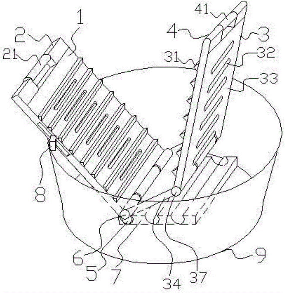 A manual laundry device