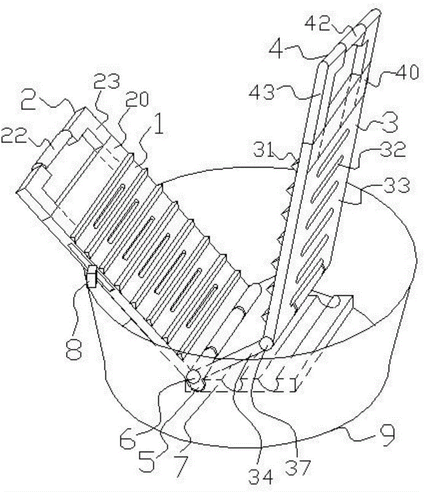 A manual laundry device