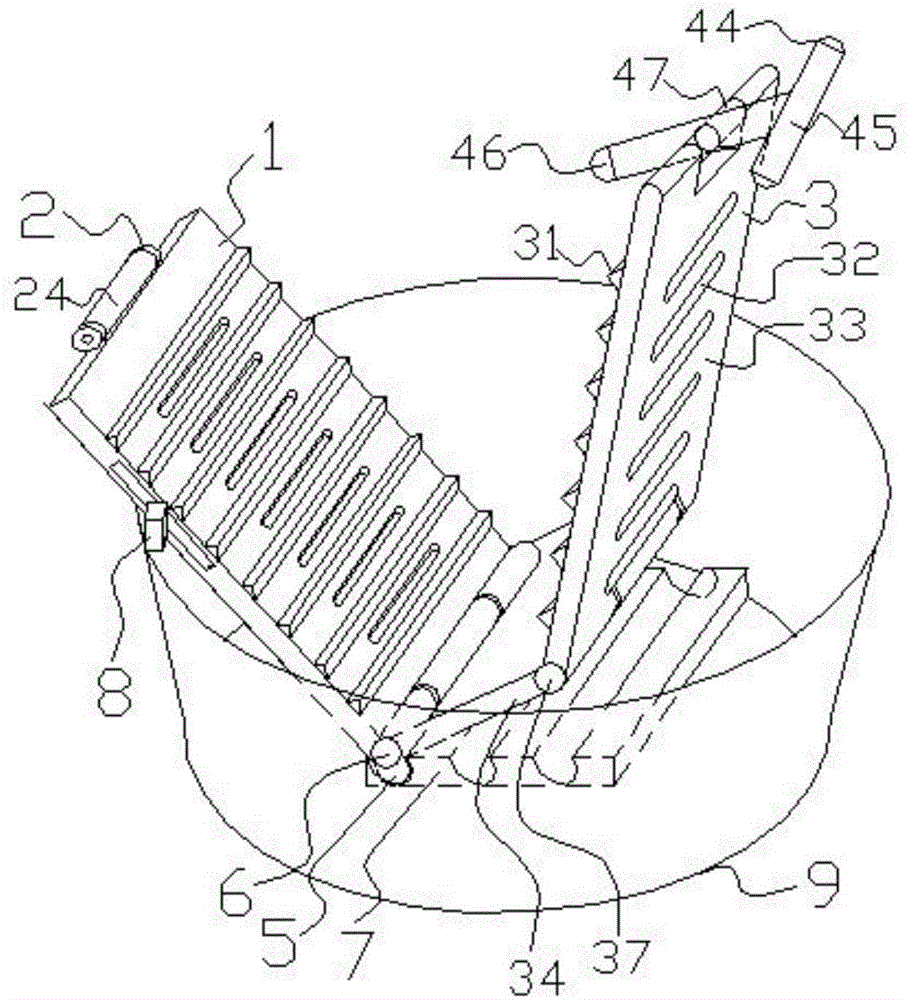 A manual laundry device