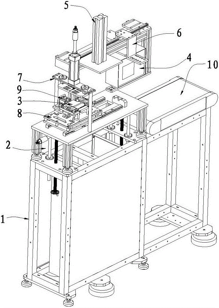 Automatic drainage opening cutting machine