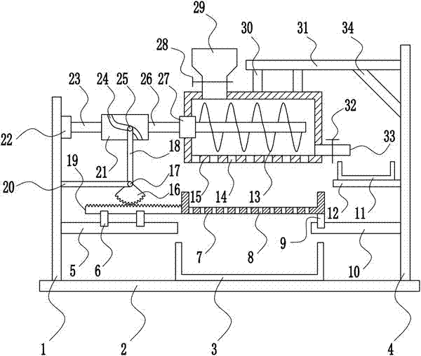 Agricultural mechanical equipment for efficient screening of soybean seeds