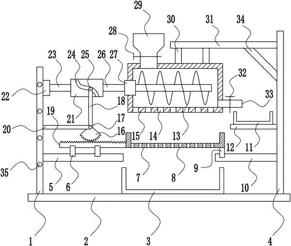 Agricultural mechanical equipment for efficient screening of soybean seeds