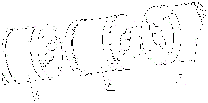 High pressure three screw pump