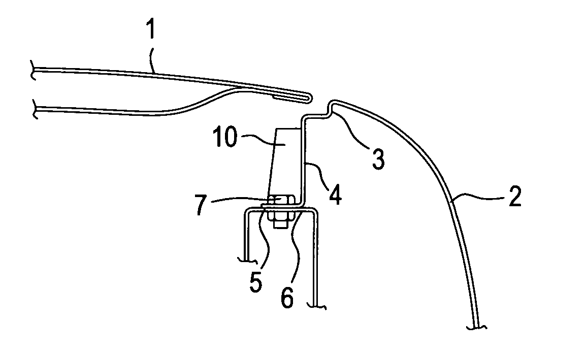 Energy absorbing vehicle fender