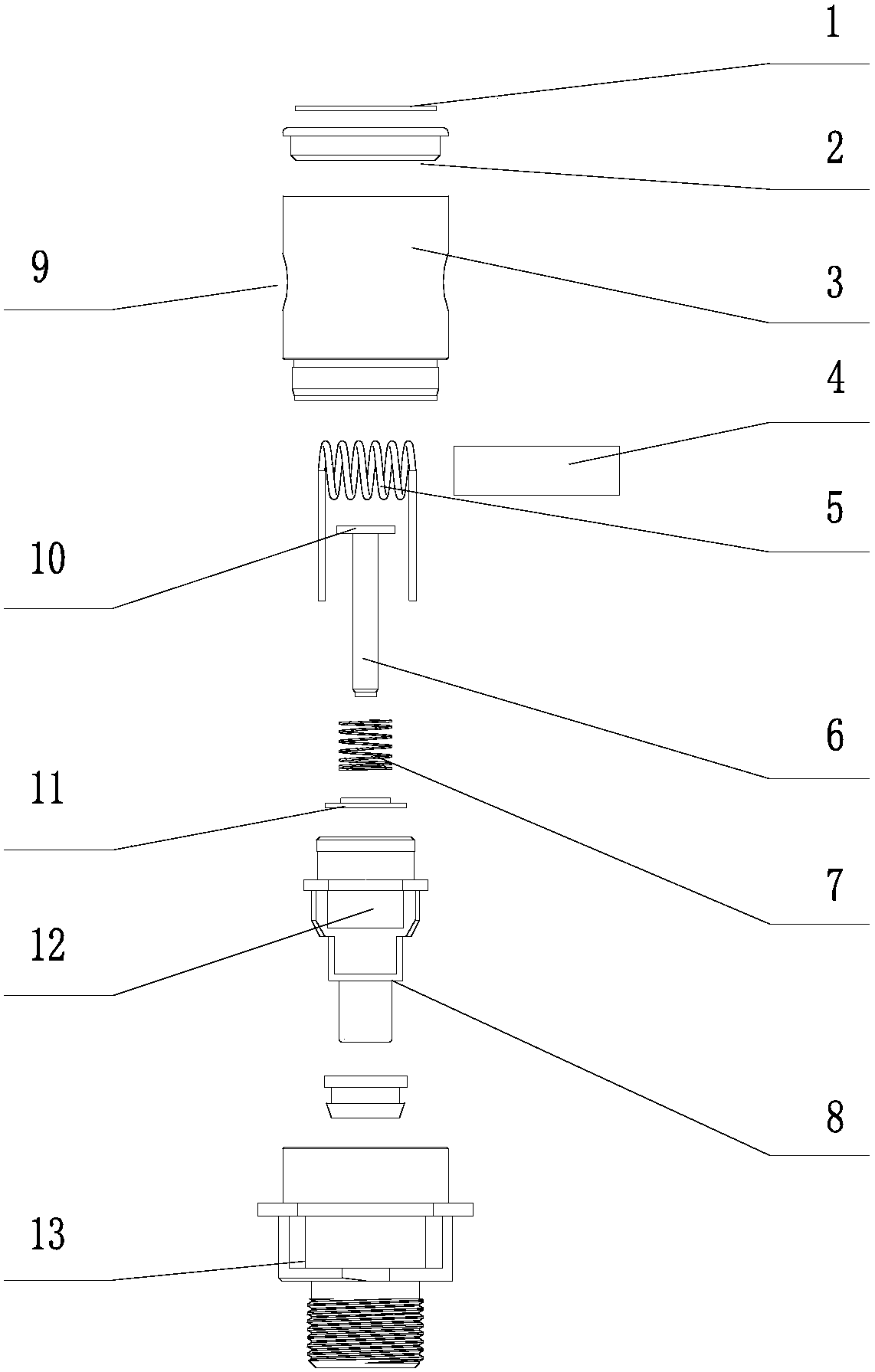 One-way ventilation electronic cigarette cartridge