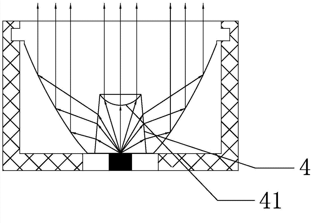 Lens and anti-glare LED (light-emitting diode) lamp