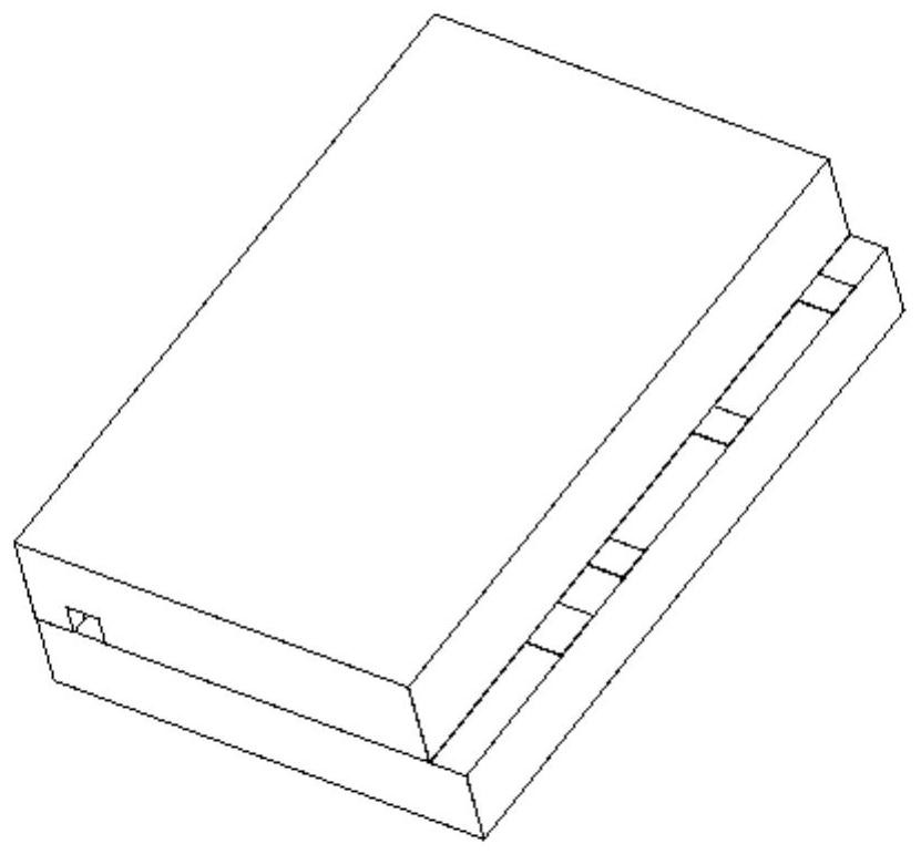 Semiconductor laser light source module based on planar waveguide combiner and manufacturing method