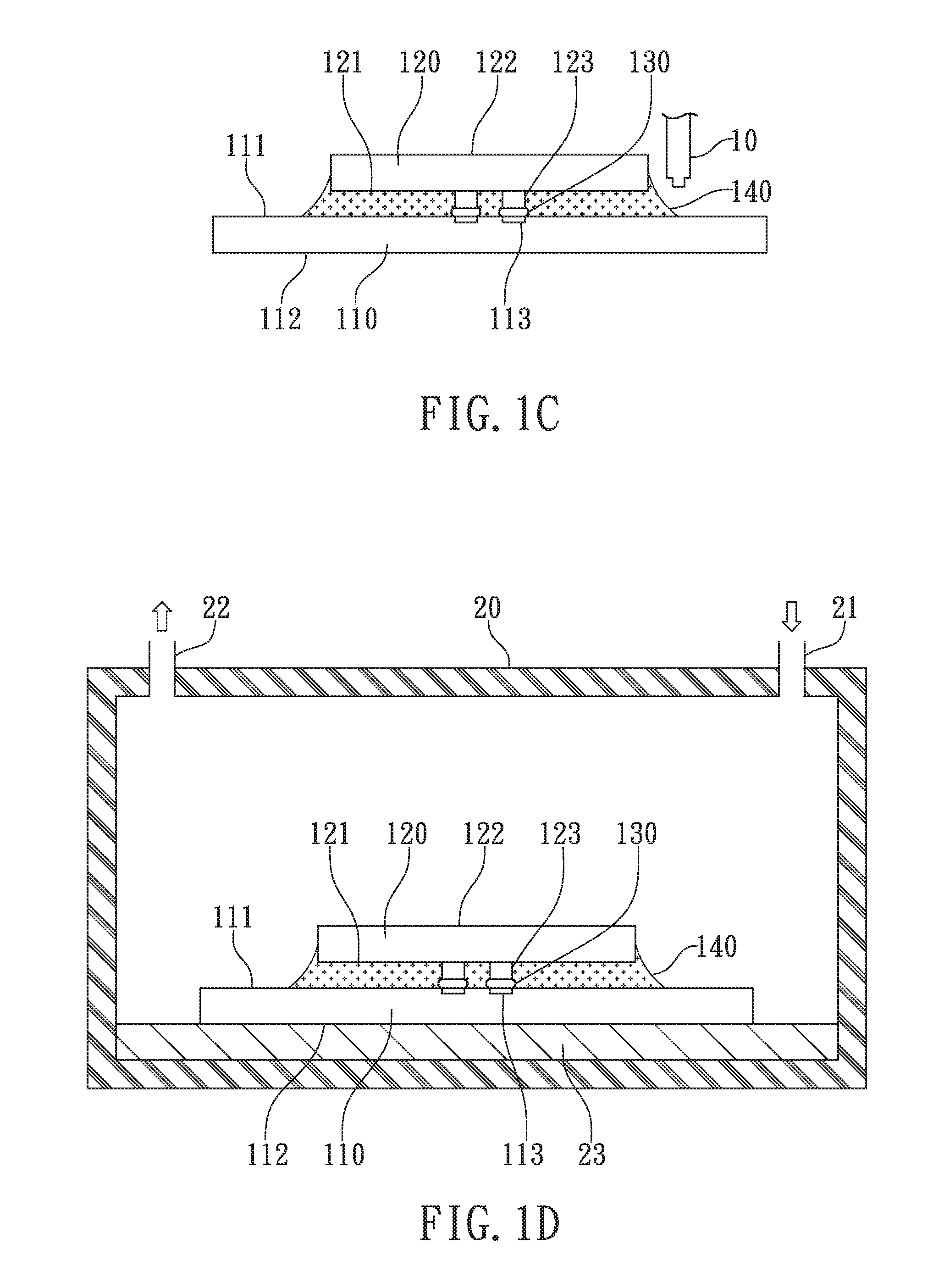 Flip-chip bonding method to reduce voids in underfill material