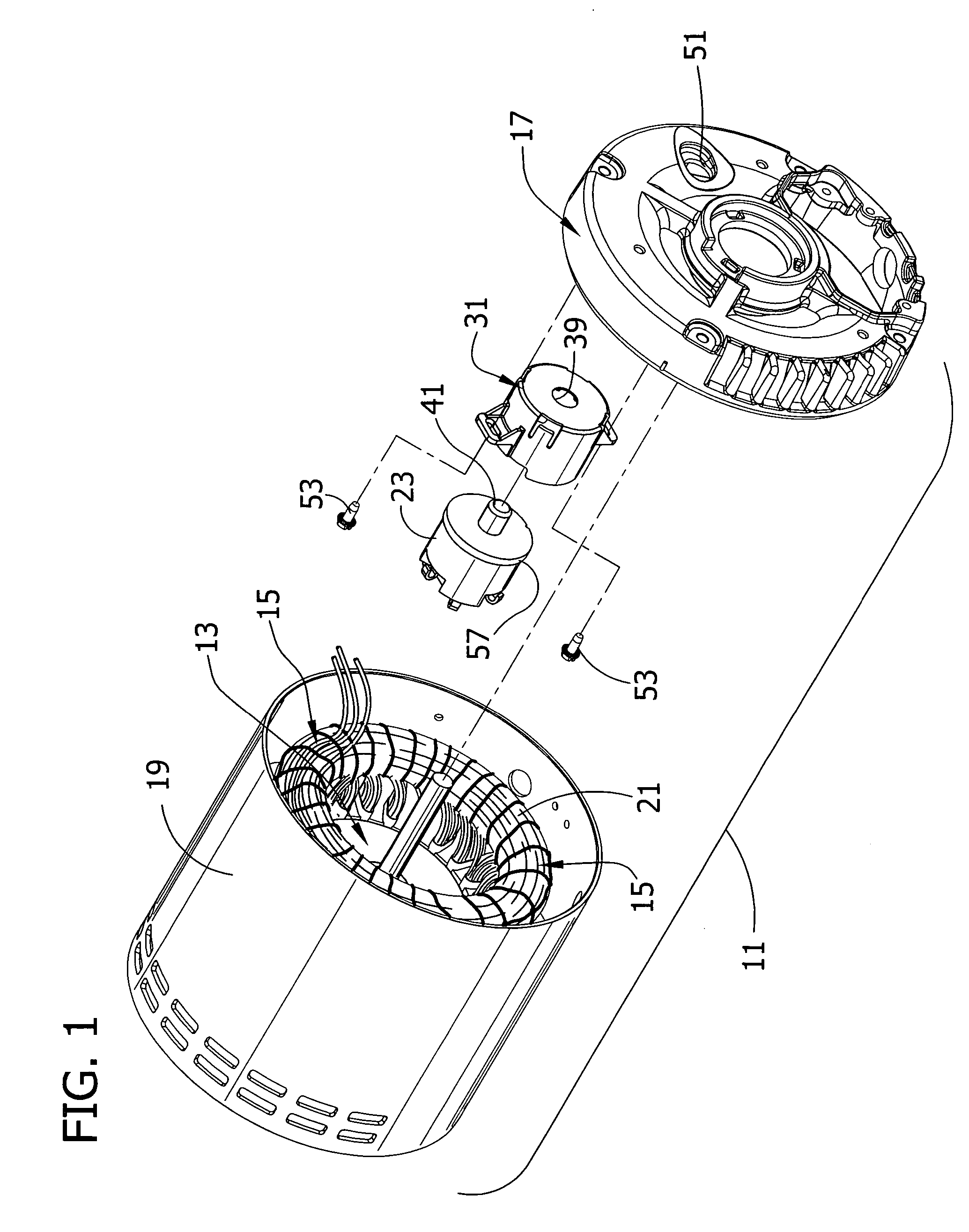 Motor protector endshield mounting bracket