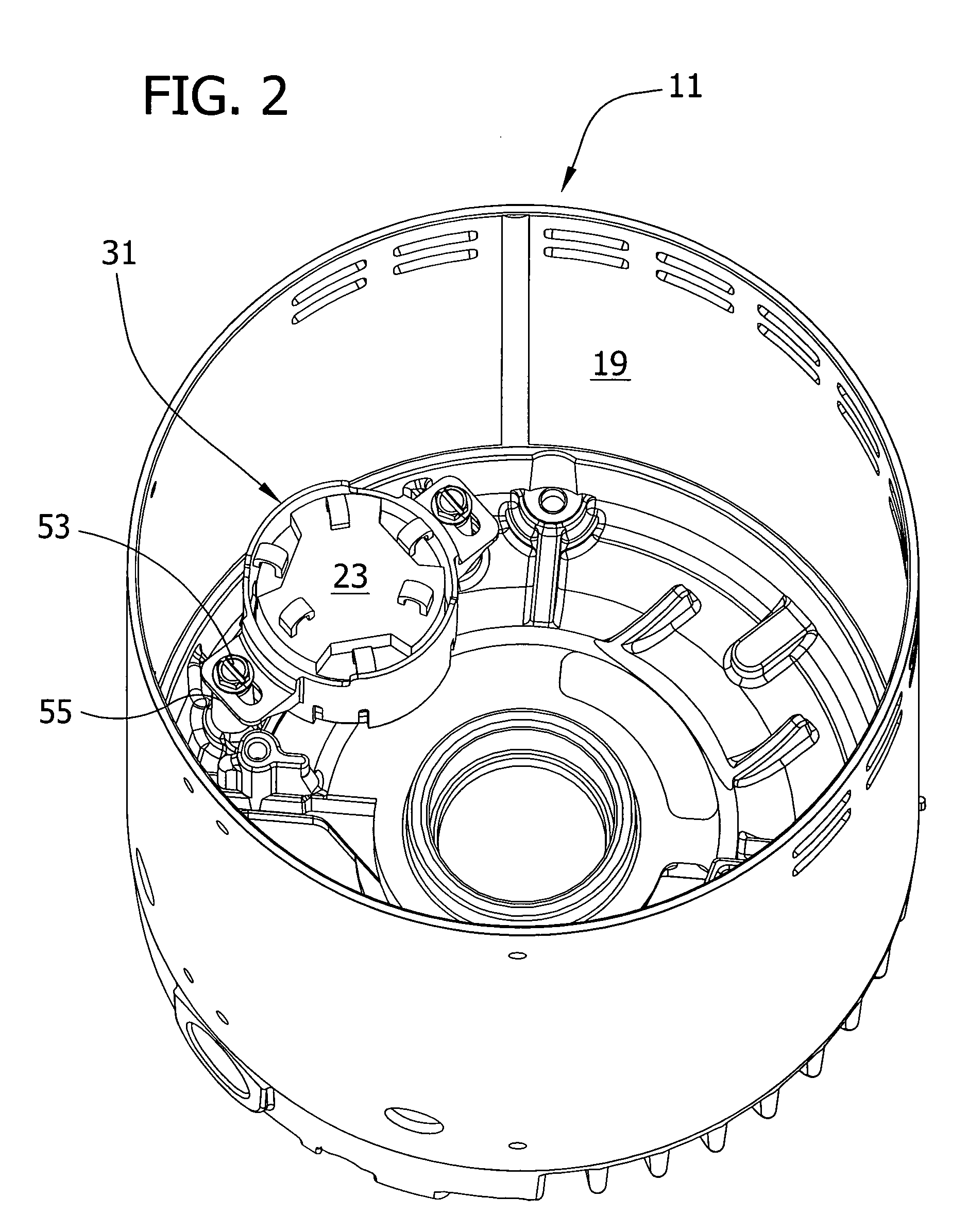 Motor protector endshield mounting bracket