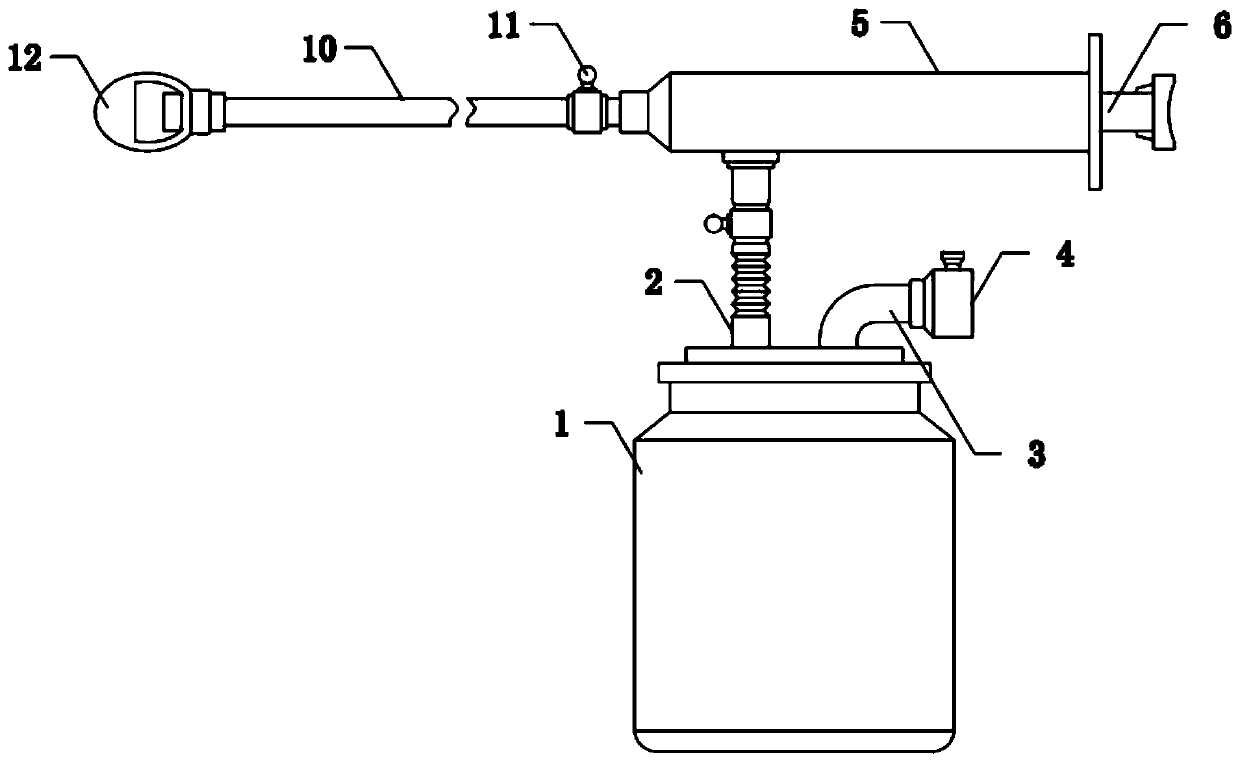 Pericardiocentesis liquid extraction device for cardiology department