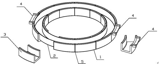 Water seal device suitable for high-temperature and high-thermal environment of dry quenching coke furnace