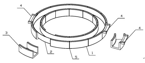 Water seal device suitable for high-temperature and high-thermal environment of dry quenching coke furnace