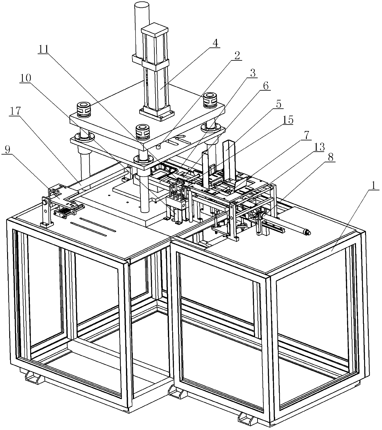 Fully-automatic paper plate or meal box forming machine