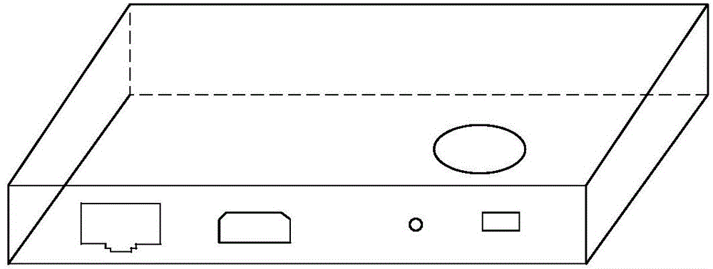 Network television network connecting device