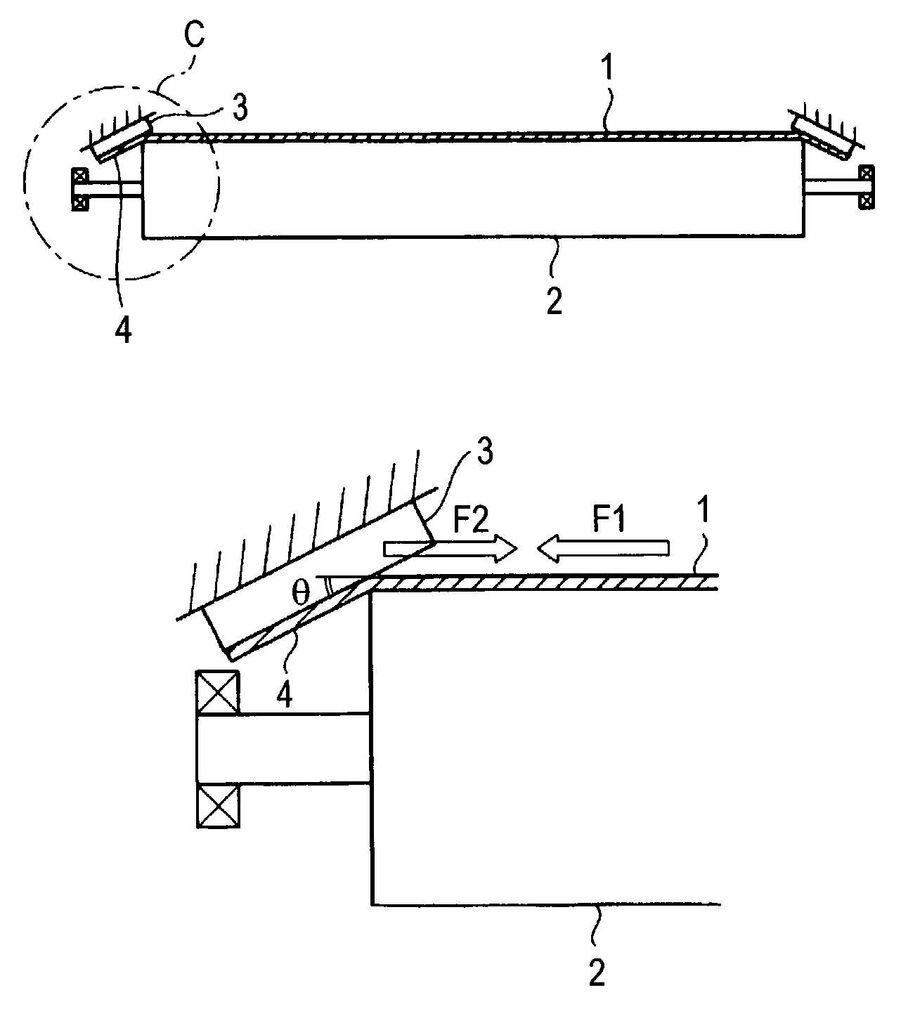 Belt transporting device and image forming apparatus using the same