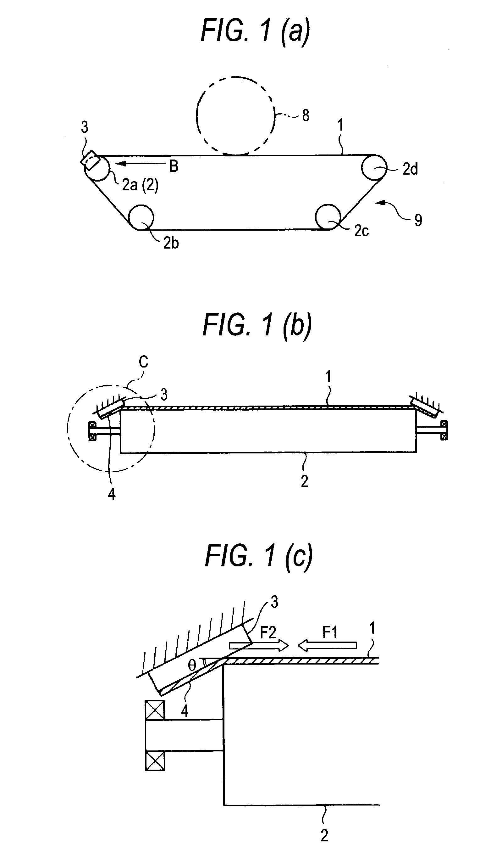 Belt transporting device and image forming apparatus using the same