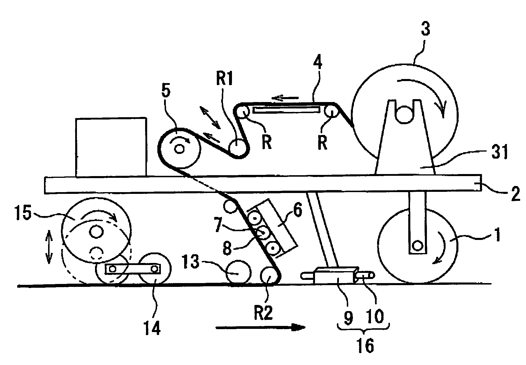 Waterproof sheet in-situ application machine