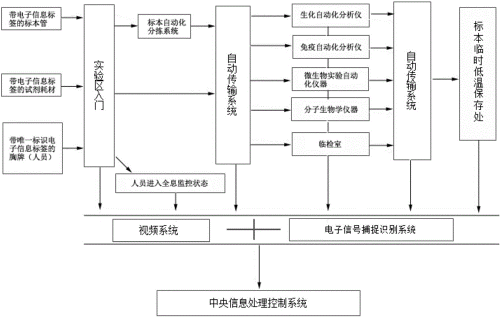 All-informatization management system for medical clinical laboratory