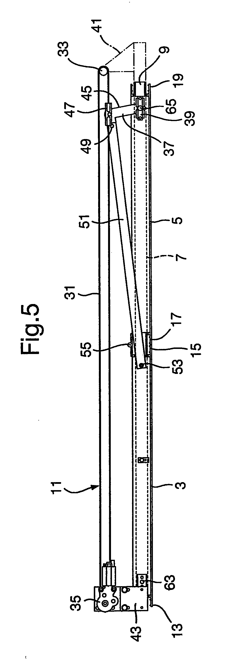 Actuating system and folding panel assembly