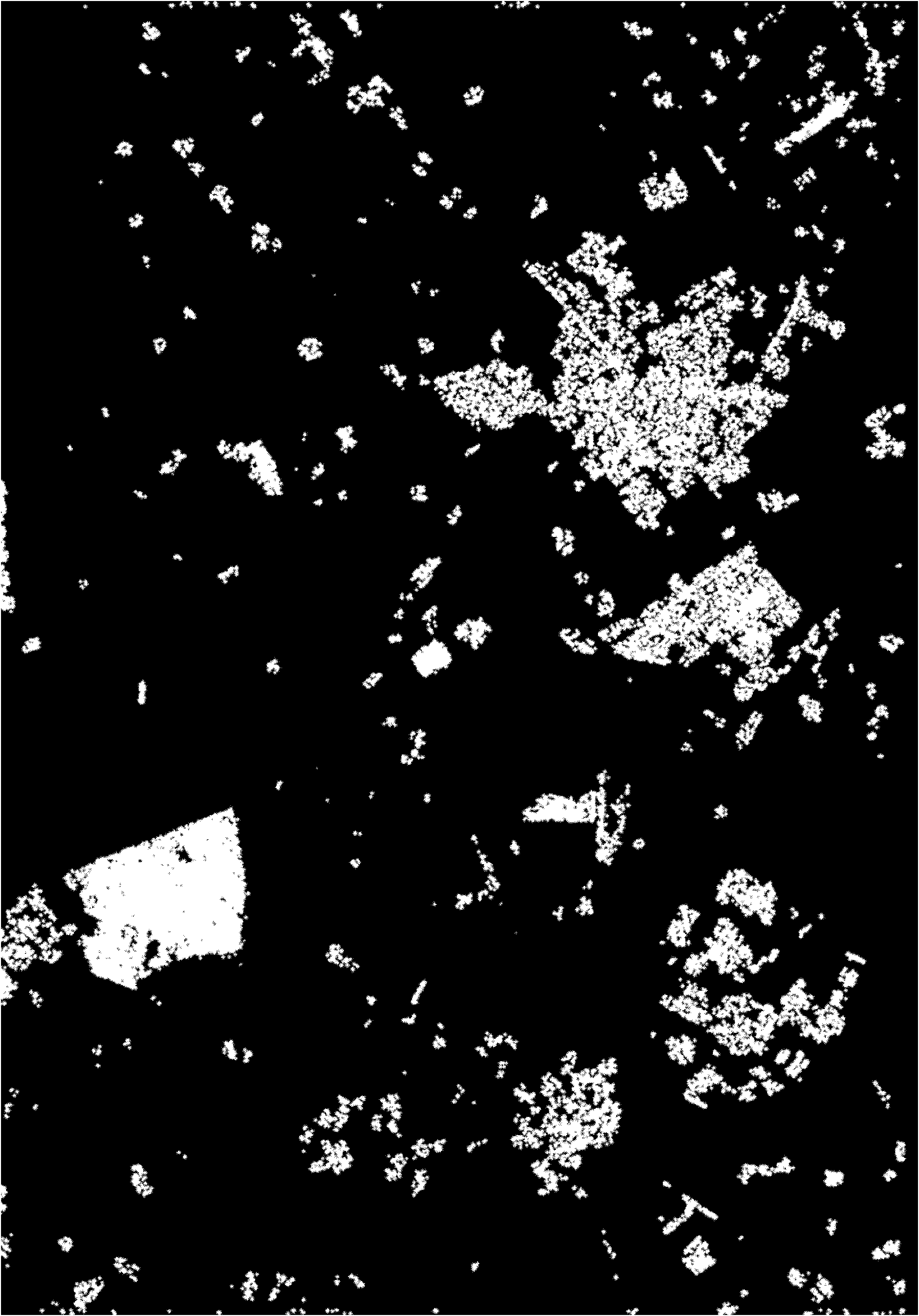 Polarimetric synthetic aperture radar image target detection method based on quotient space granular computing