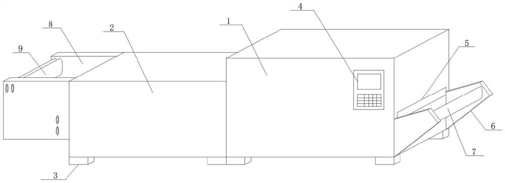 Biaxial stretching device for film production