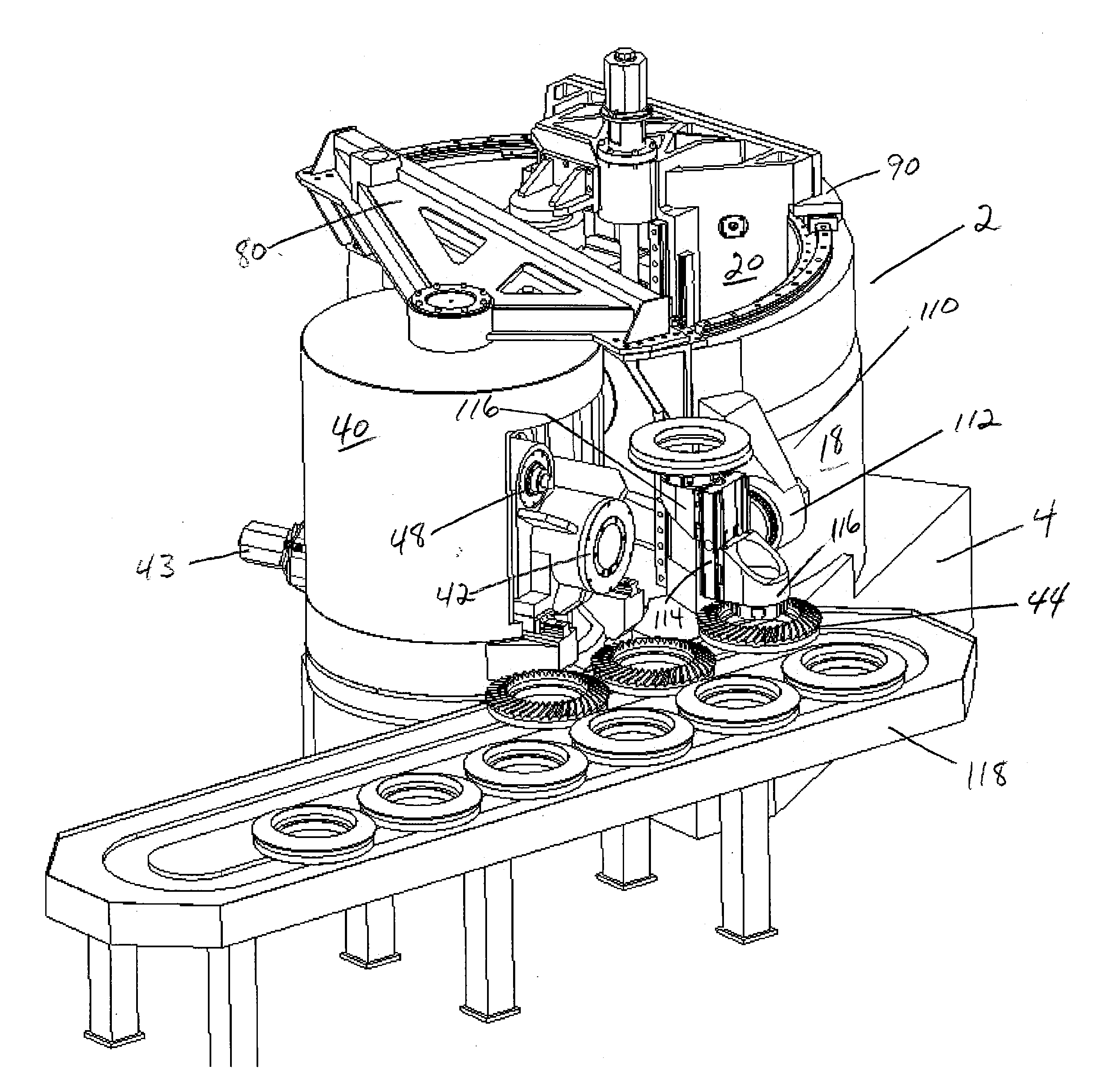 Gear processing machine