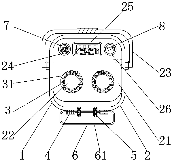 Portable foot massage device