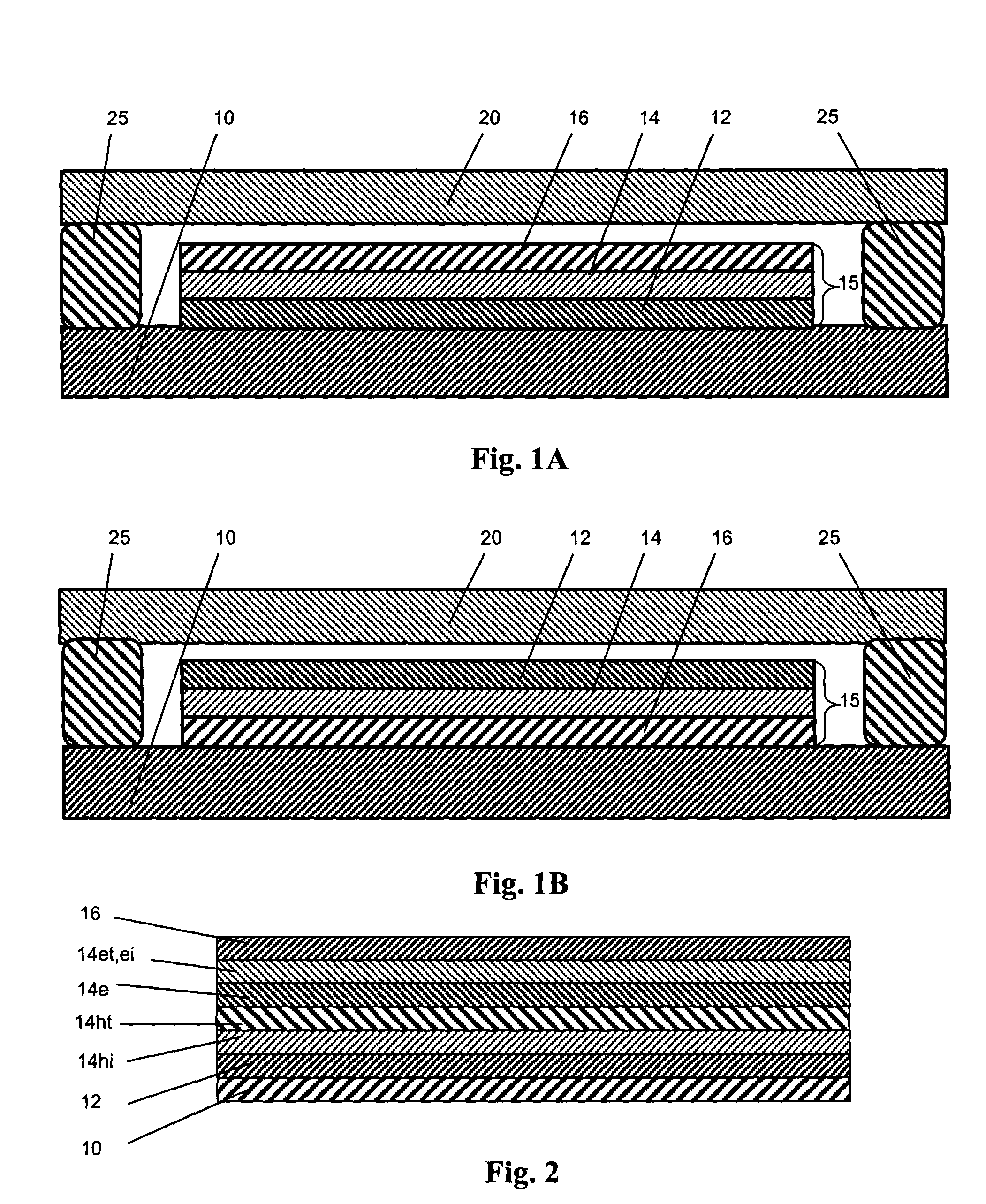 Protected organic electronic devices and methods for making the same