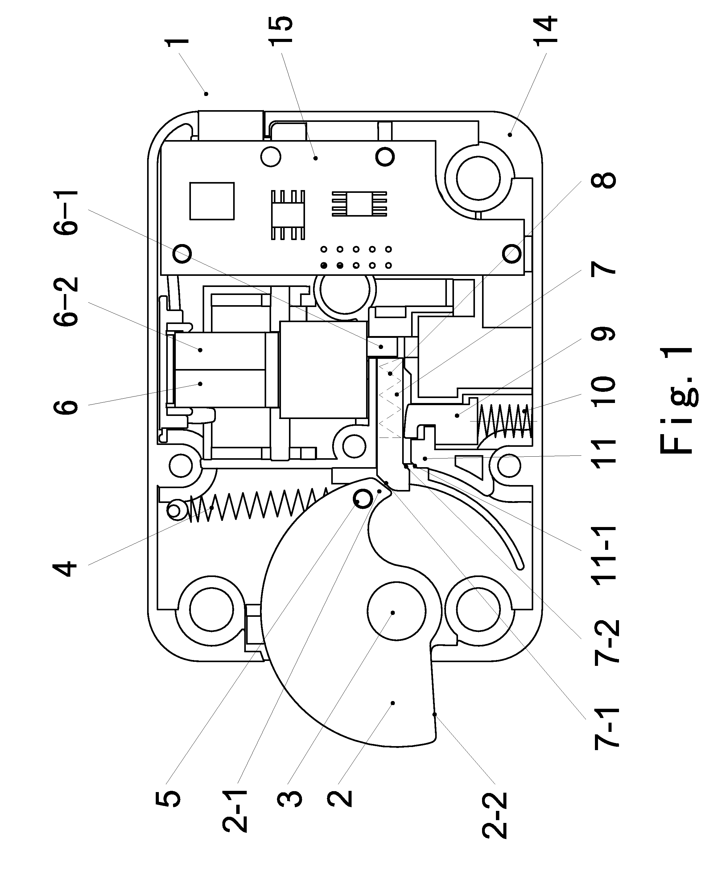 Electric Anti-Impact Lock with Spring Accumulator