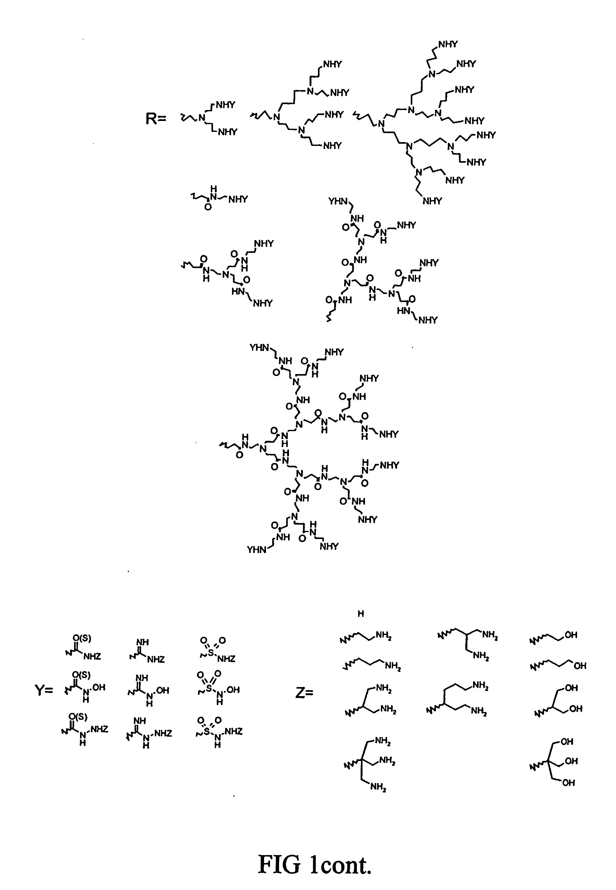 Dendrimer conjugates for selective of protein aggregates