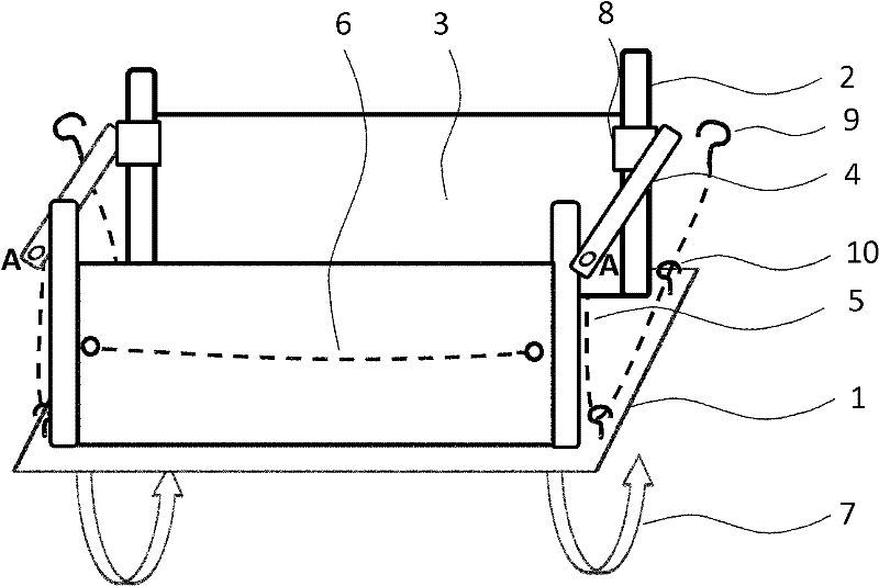 Sea grass transplanting device used for diver